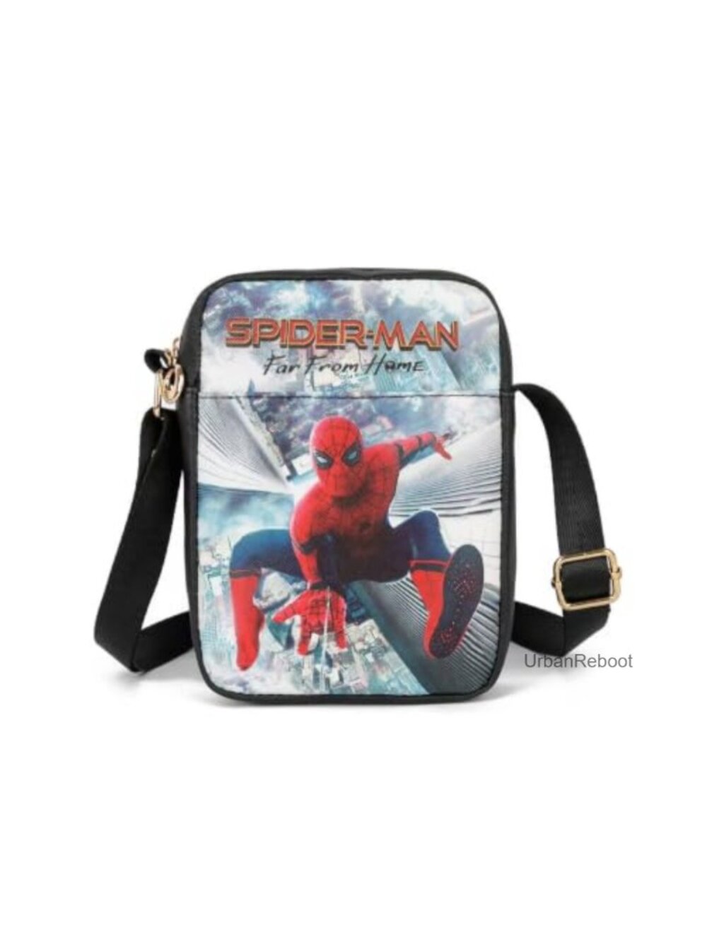 Cute Cartoon PU Crossbody Bag Mini Shoulder Bag Zipper Everyday Purse
